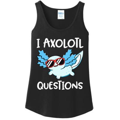 I Axolotl Questions Cute Kawaii Axolotl Anime Girls Ladies Essential Tank