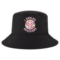 I Axolotl Questions Funny Pink Axolotl Kawaii Cool Comfort Performance Bucket Hat