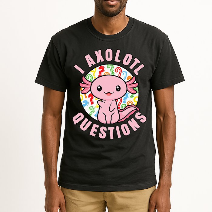 I Axolotl Questions Funny Pink Axolotl Kawaii Tall T-Shirt