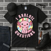 I Axolotl Questions Funny Pink Axolotl Kawaii Tall T-Shirt