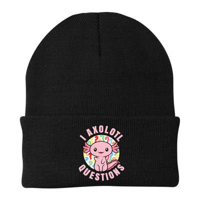 I Axolotl Questions Funny Pink Axolotl Kawaii Beanie