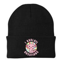 I Axolotl Questions Funny Pink Axolotl Kawaii Beanie