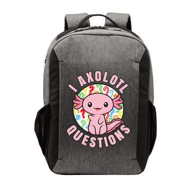 I Axolotl Questions Funny Pink Axolotl Kawaii Vector Backpack