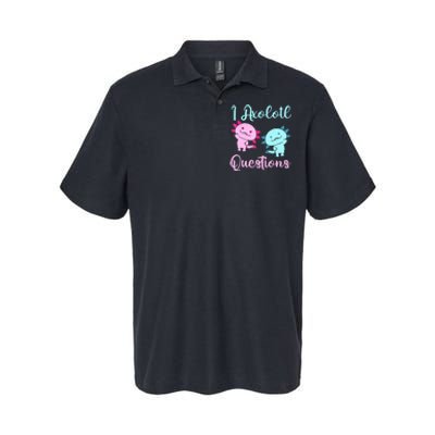 I Axolotl Questions Cute Axolotl For Axolotl Lovers Softstyle Adult Sport Polo