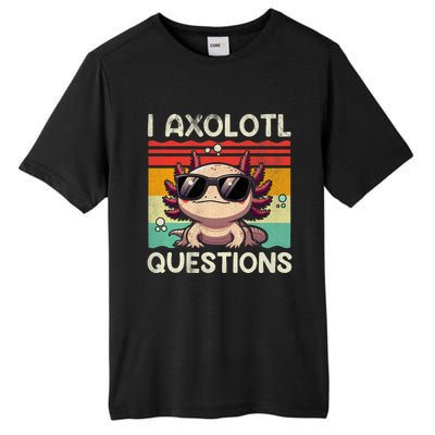 I Axolotl Questions Tall Fusion ChromaSoft Performance T-Shirt