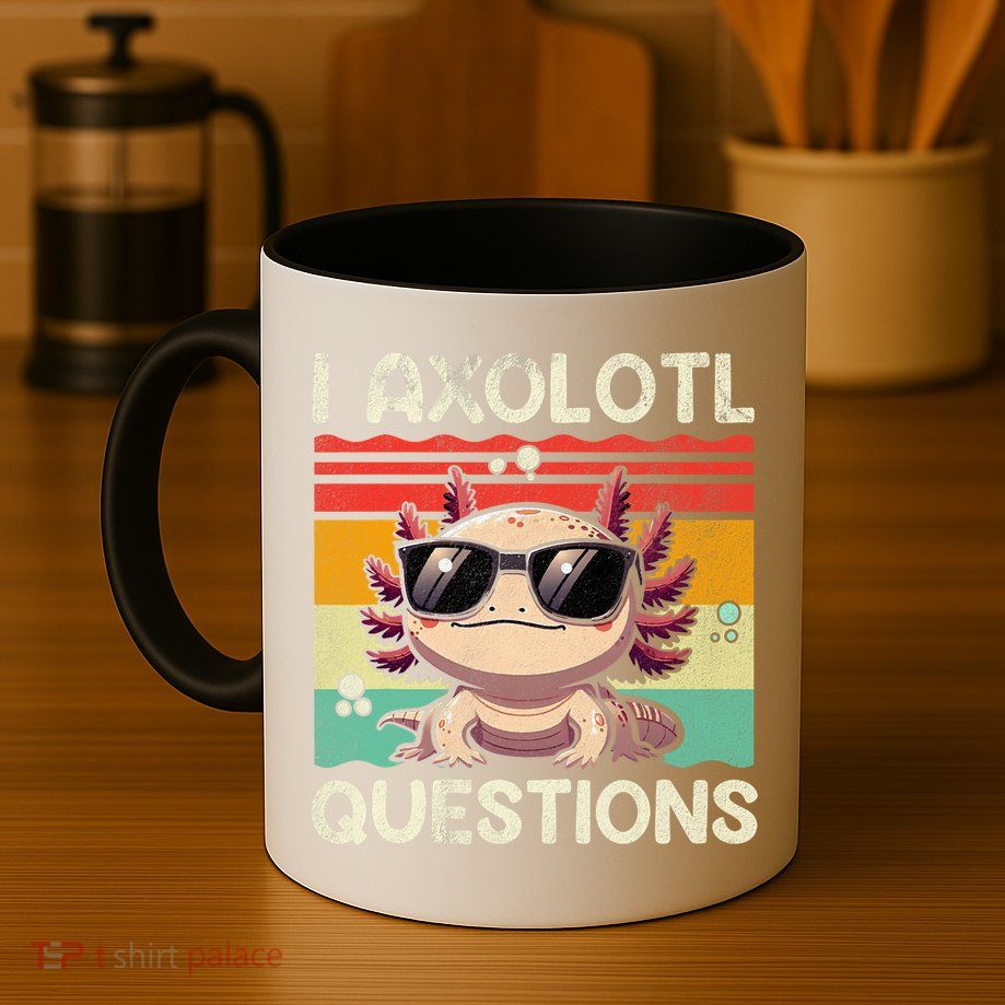 I Axolotl Questions Mug