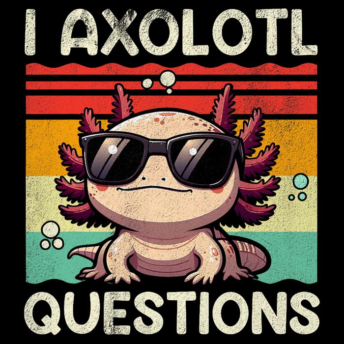 I Axolotl Questions Flatbill Hat