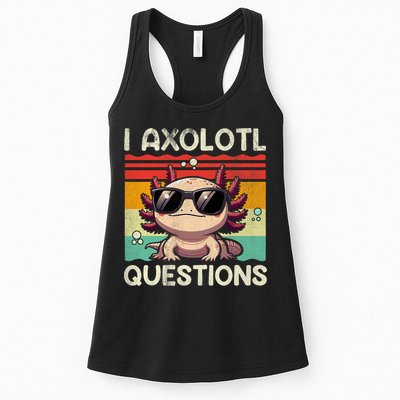 I Axolotl Questions Womens Tank Top