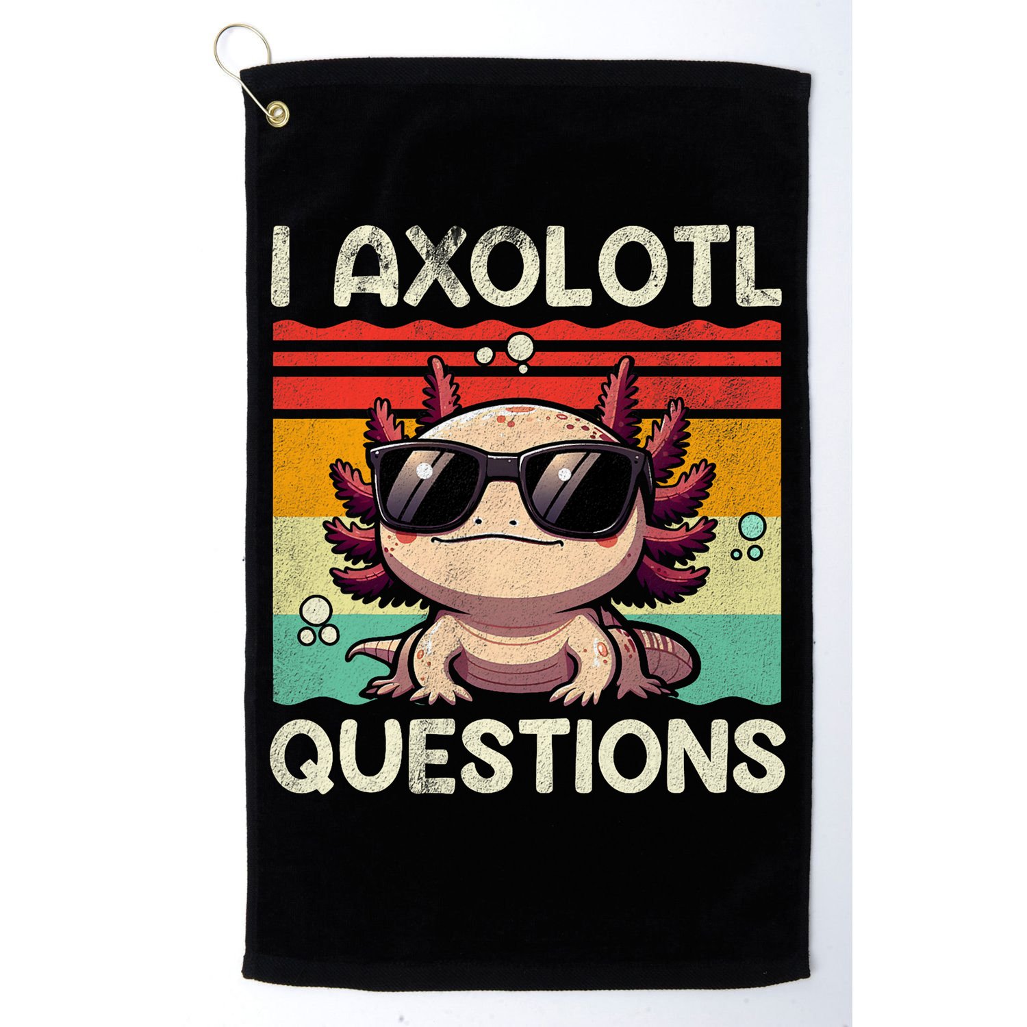 I Axolotl Questions Golf Towel