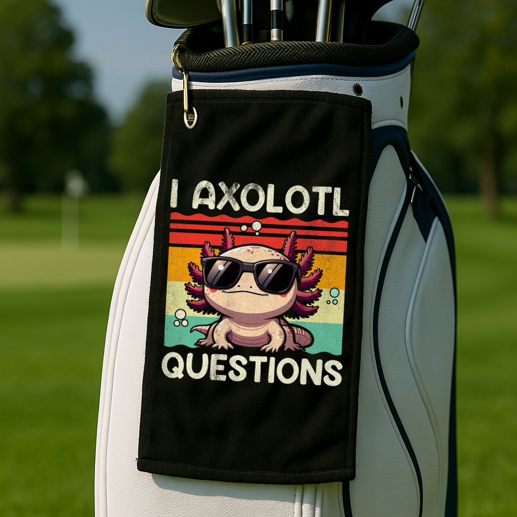 I Axolotl Questions Golf Towel