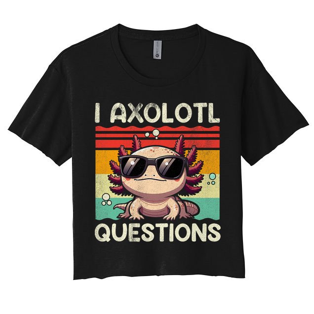 I Axolotl Questions Crop Top