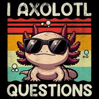 I Axolotl Questions Cropped Pullover Crew