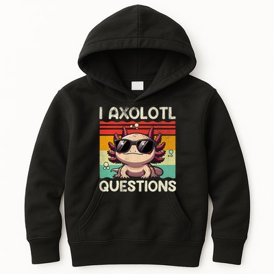 I Axolotl Questions Kids Hoodie