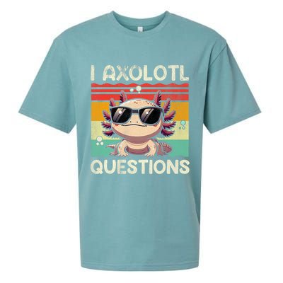 I Axolotl Questions Sueded Cloud Jersey T-Shirt