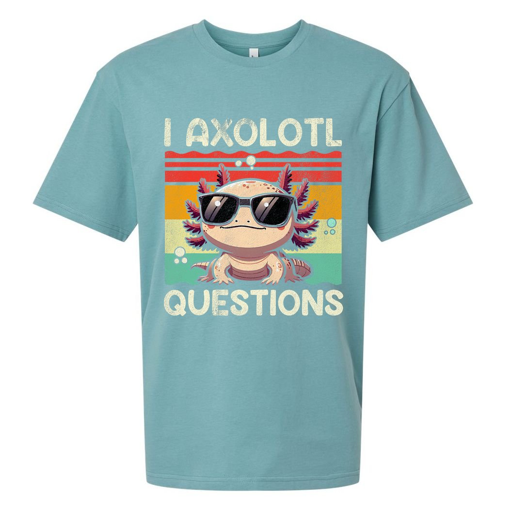 I Axolotl Questions Sueded Cloud Jersey T-Shirt