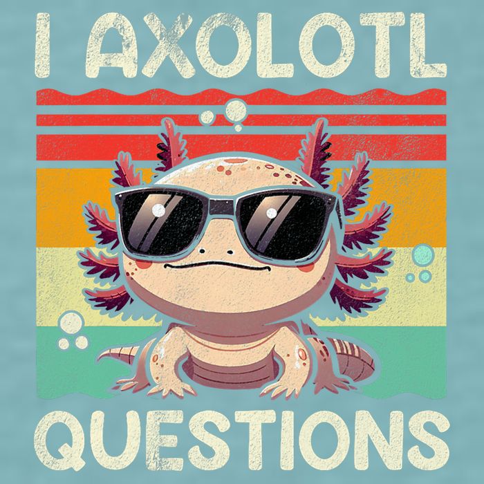 I Axolotl Questions Sueded Cloud Jersey T-Shirt