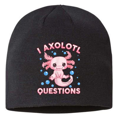 I Axolotl Questions Cute Axolotl-Shirt     Sustainable Beanie