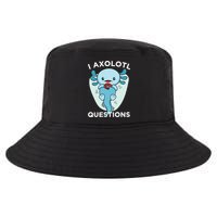 I Axolotl Questions Cute Axolotl Kawaii Cool Comfort Performance Bucket Hat