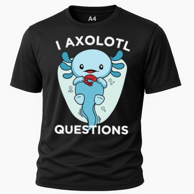 I Axolotl Questions Cute Axolotl Kawaii Performance Shirt