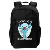 I Axolotl Questions Cute Axolotl Kawaii Backpack