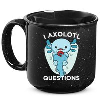I Axolotl Questions Cute Axolotl Kawaii 15oz Campfire Ceramic Mug