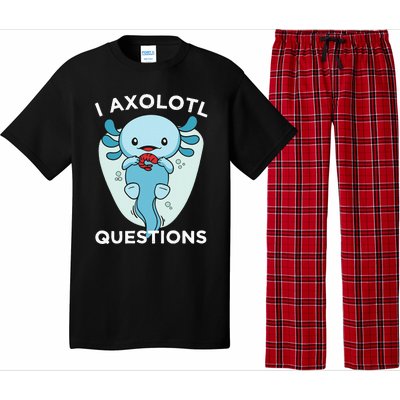 I Axolotl Questions Cute Axolotl Kawaii Pajama Set