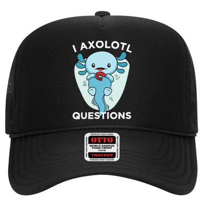 I Axolotl Questions Cute Axolotl Kawaii Trucker Hat