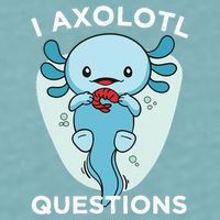 I Axolotl Questions Cute Axolotl Kawaii Sueded Cloud Jersey T-Shirt