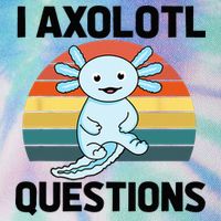 I Axolotl Questions Legacy Tie Dye Trucker Hat