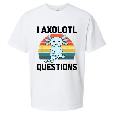 I Axolotl Questions Sueded Cloud Jersey T-Shirt
