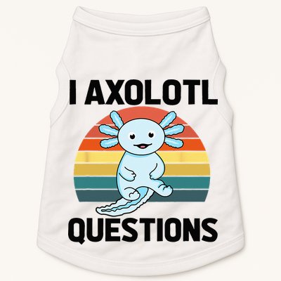 I Axolotl Questions Doggie Tank