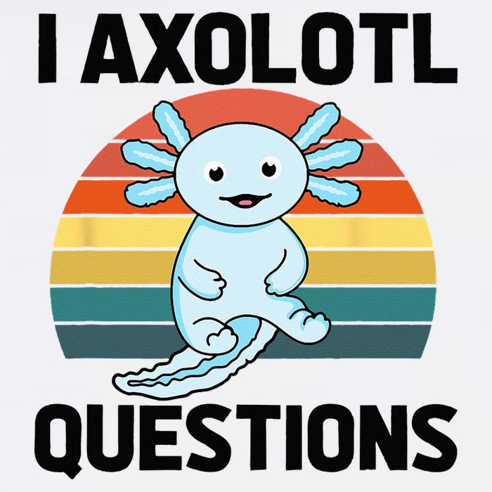 I Axolotl Questions Flat Bill Trucker Hat