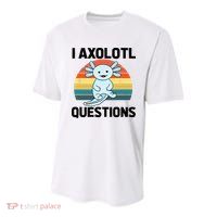 I Axolotl Questions Youth Performance Sprint T-Shirt