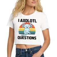 I Axolotl Questions Crop Top