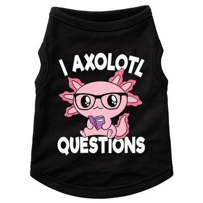 I Axolotl Questions Mexican Salamander Pink Axolotl Doggie Tank