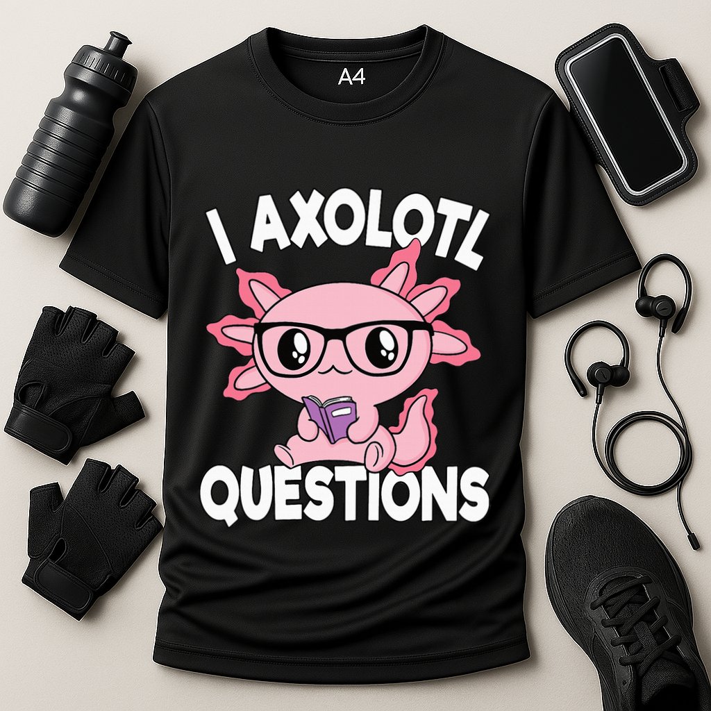 I Axolotl Questions Mexican Salamander Pink Axolotl Performance Shirt