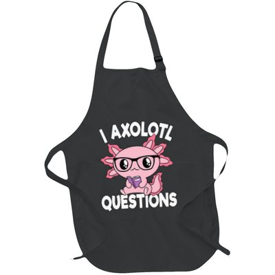I Axolotl Questions Mexican Salamander Pink Axolotl Apron