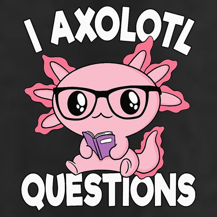 I Axolotl Questions Mexican Salamander Pink Axolotl Golf Towel