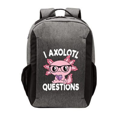 I Axolotl Questions Mexican Salamander Pink Axolotl Vector Backpack
