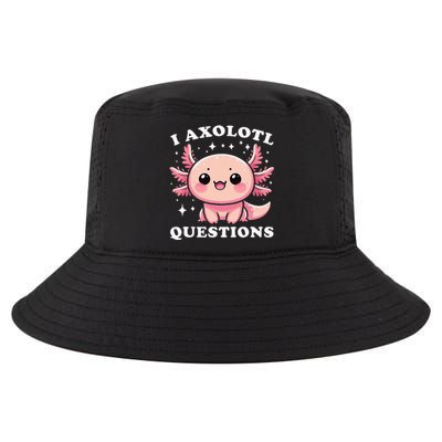 I Axolotl Questions Cute Kawaii Axolotl Cool Comfort Performance Bucket Hat