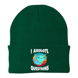 I Axolotl Questions Knit Cap Winter Beanie