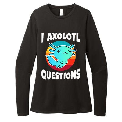 I Axolotl Questions Womens CVC Long Sleeve Shirt