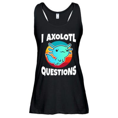 I Axolotl Questions Ladies Essential Flowy Tank