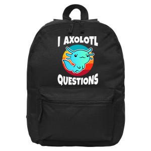 I Axolotl Questions 16 in Basic Backpack