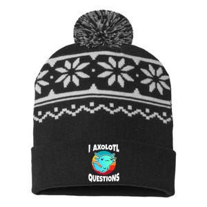 I Axolotl Questions USA-Made Snowflake Beanie