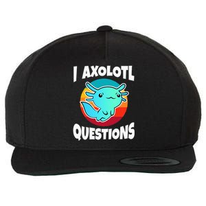 I Axolotl Questions Wool Snapback Cap