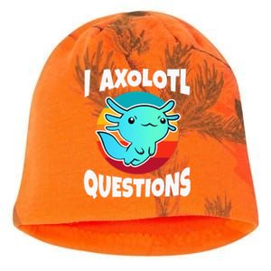 I Axolotl Questions Kati - Camo Knit Beanie