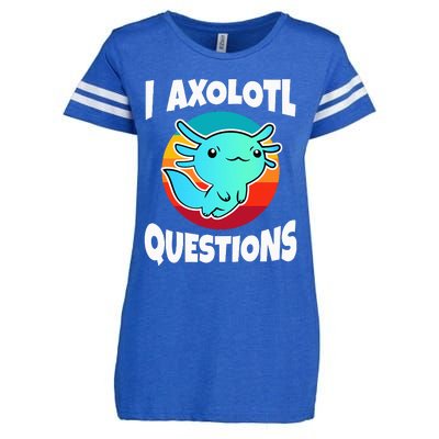 I Axolotl Questions Enza Ladies Jersey Football T-Shirt