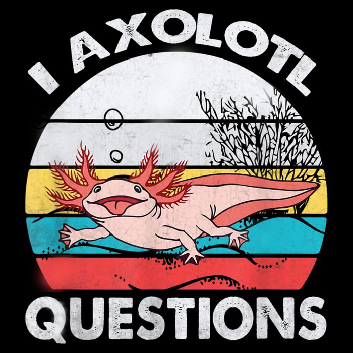 I Axolotl Questions Vintage Axolotl Gift Boys Girls Bucket Hat