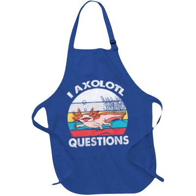 I Axolotl Questions Vintage Axolotl Gift Boys Girls Apron